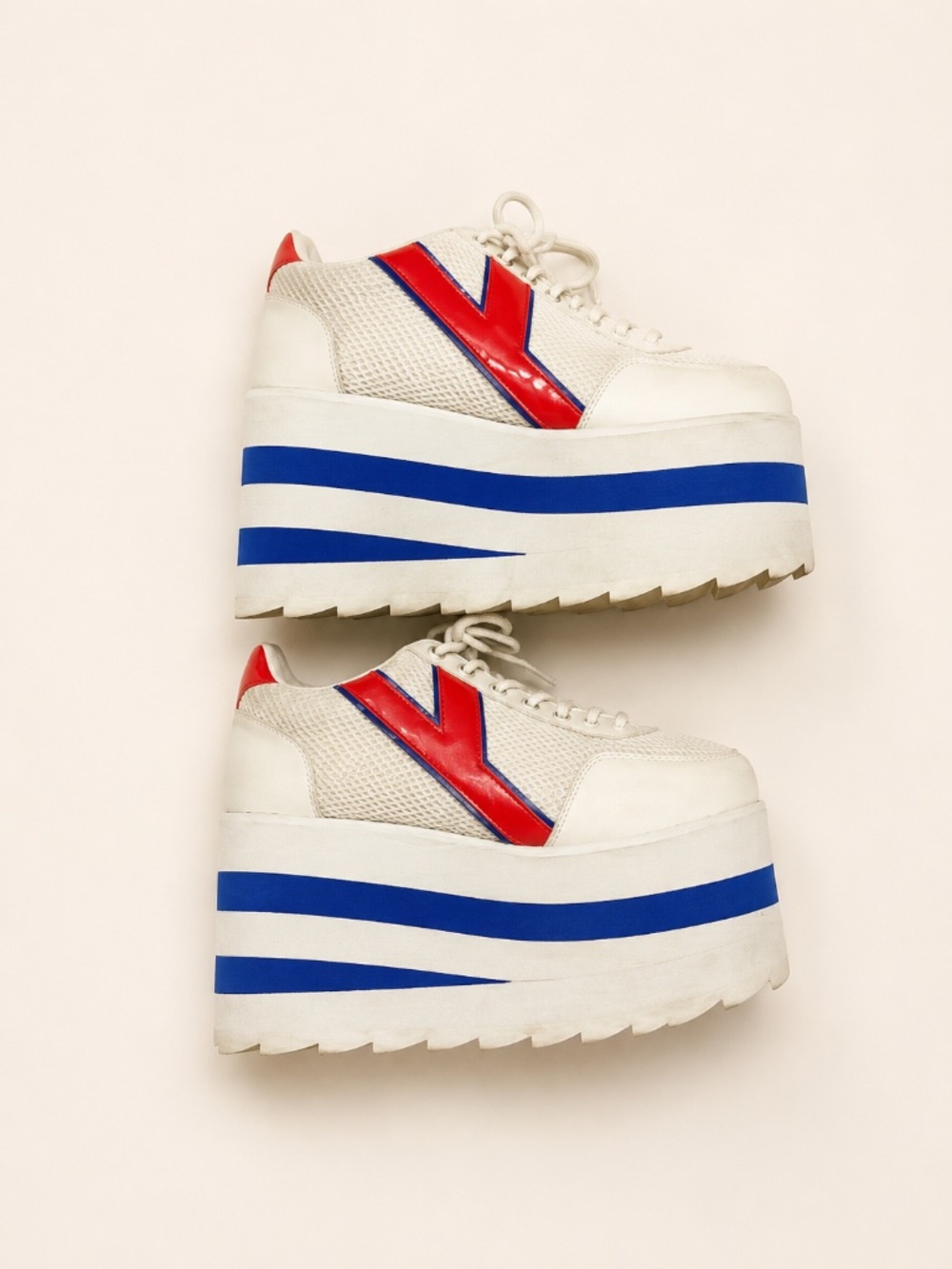 YRU Platform Sneakers – Size 6  Statement YRU platform sneakers